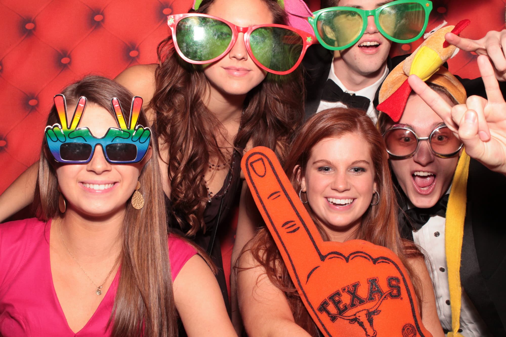 Photo Booth Rental-Austin-Friends-Group-Colorful-Fun-Texas-No. 1-Props