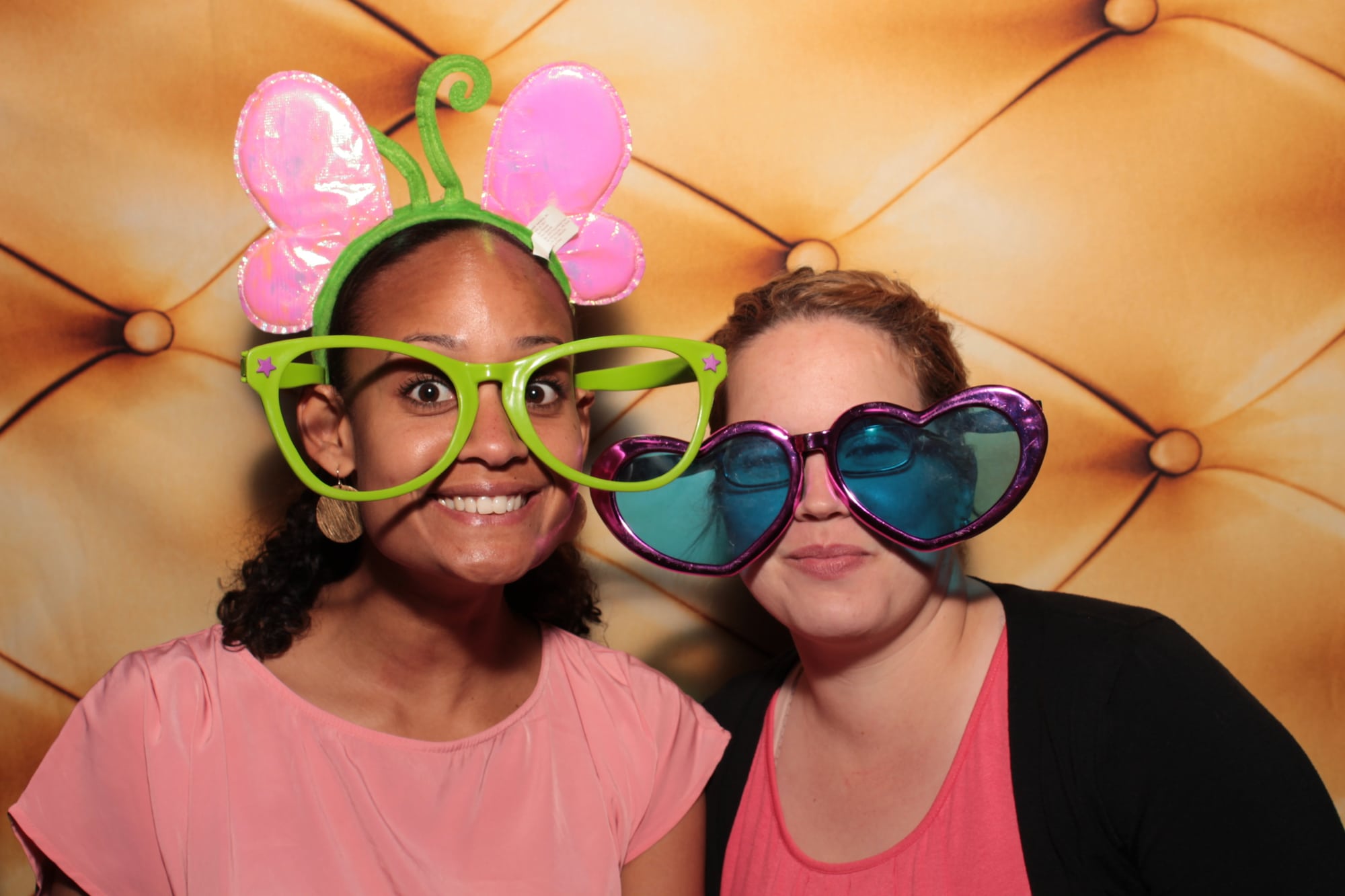 Austin-Photo Booth Rental-No. 1-Colorful-Fun-Props-Sixth Street-Gold-Backdrop