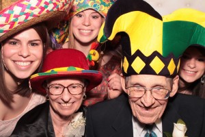 Photo Booth-Rental-New Braunsfel-Funny-Hats-Photography-Wedding-Large Group-No. 1